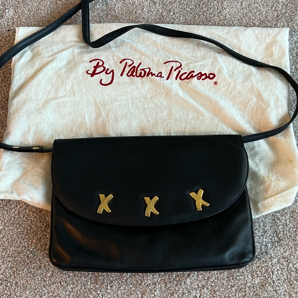 Paloma Picasso Black Purse